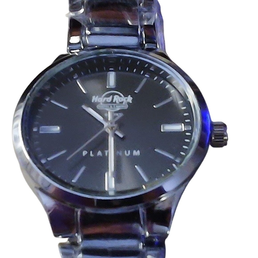 Hard Rock Casino Biloxi Platinum Watch Collectible Hard Rock Memorabilia Rare